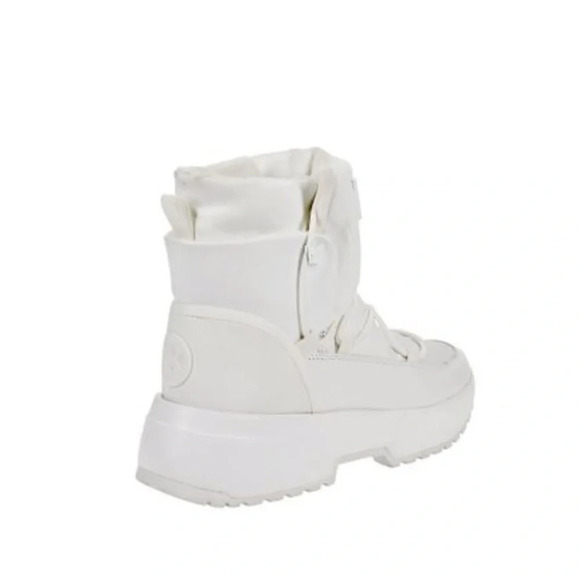 Michael Kors Women’s  White Cassia Platform Sneaker Boot - Picture 3 of 16